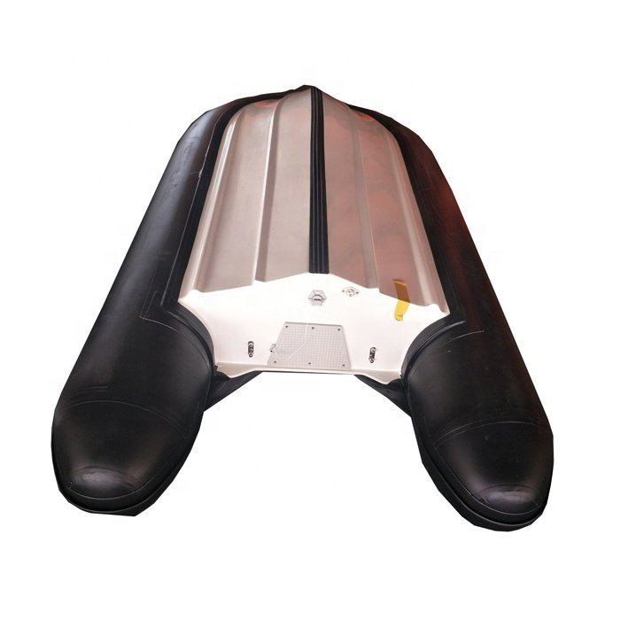 Small Heavy Duty Black Fiberglass V Hull Bottom and 300CM 10ft Length Fiberglass Boats